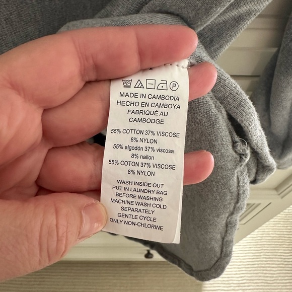 Michael Kors Heather Gray Knit Top - Picture 3 of 4